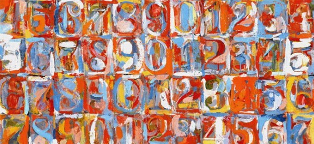 jasper johns numbers