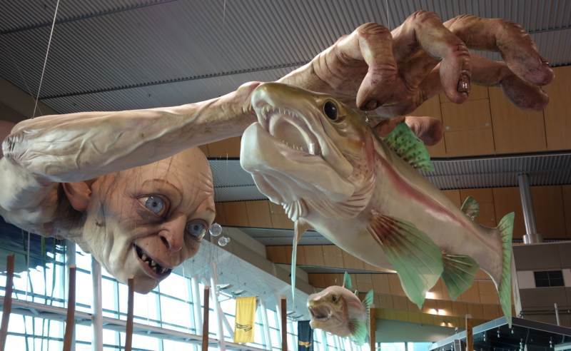 Gollum at Wellington Airport | Dominicana