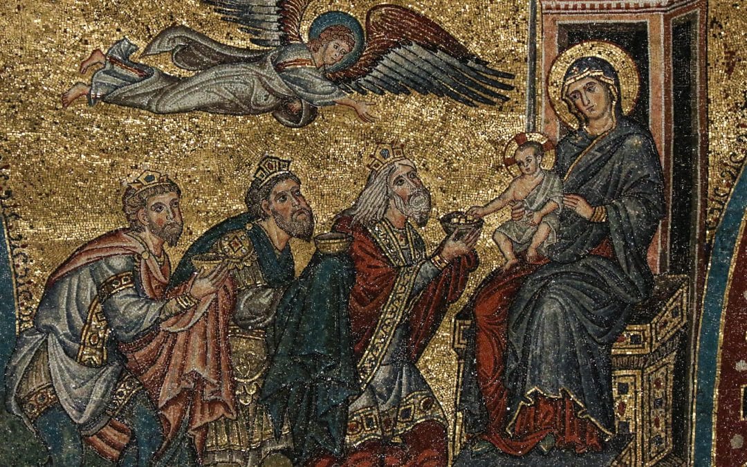Gold, Frankincense, Myrrh, Replica Swords, and Union Jacks