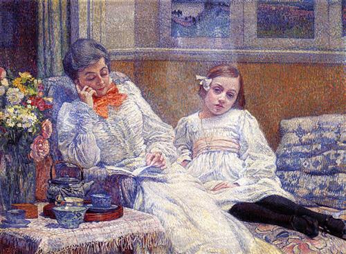 madame-theo-van-rysselberghe-and-her-daughter-1899Blog